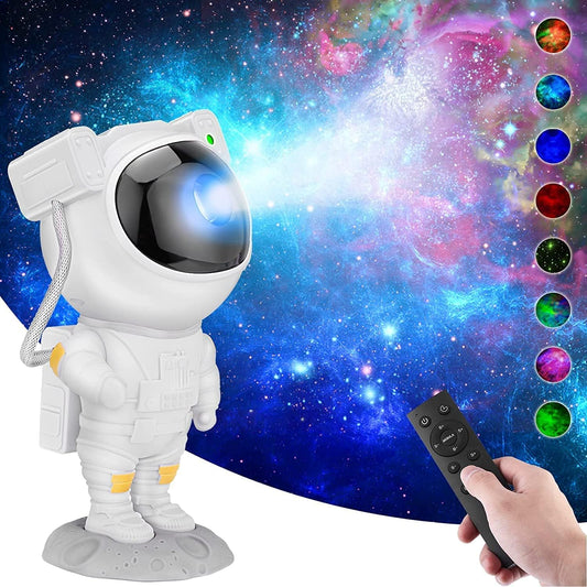Astronaut Starry Projector 360° Adjustable Galaxy Space Projector Light Lamp with Remote Control Spaceman Night Light for Decoration Suitable Gaming Room, Home Theater, Kids, Birthday Gift
